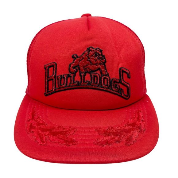 Vintage Moja Embroidered Georgia Bulldogs SnapBack Trucker Hat - One Size - Picture 1 of 9